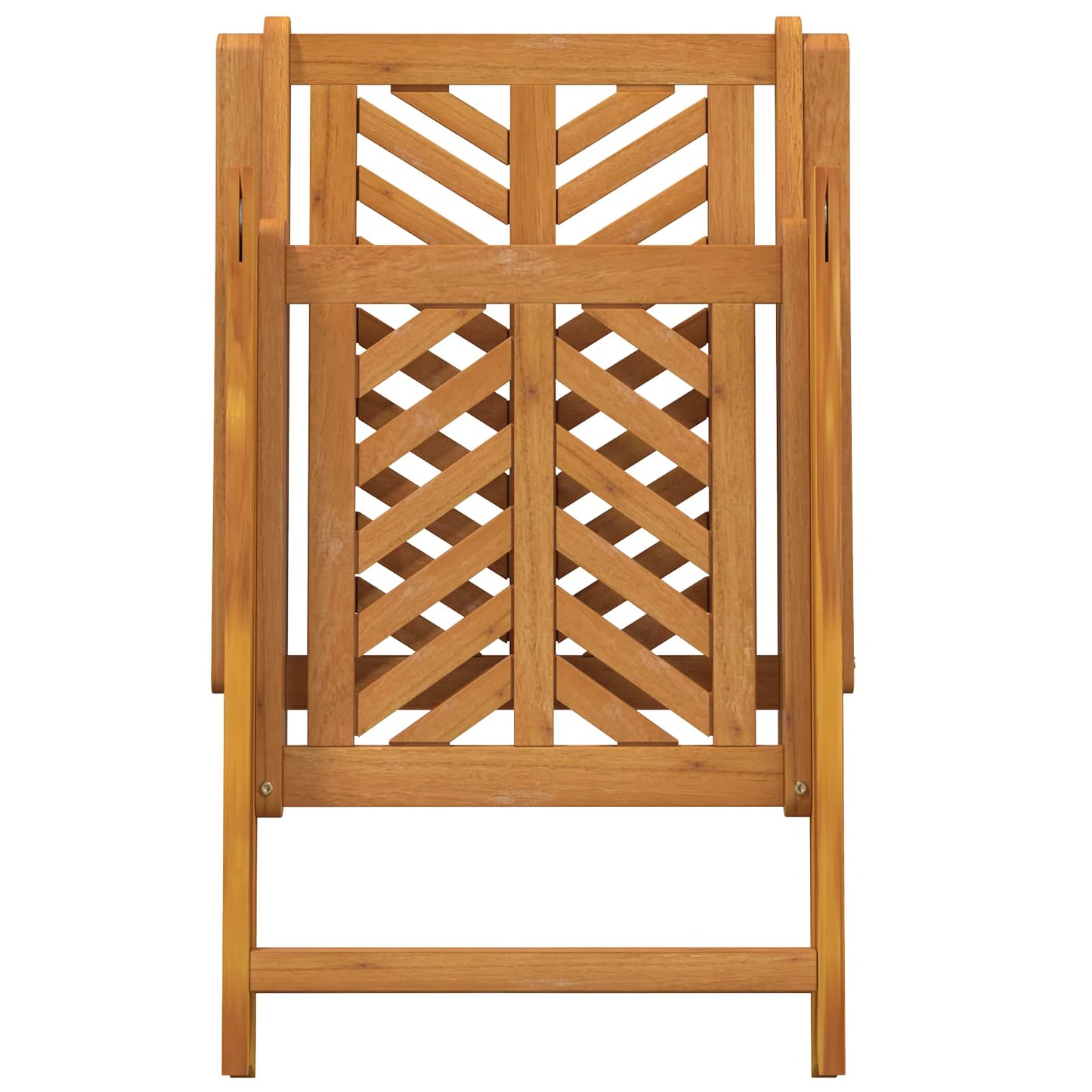 Kerti Szék 4 pcs Barna Tömör Akácfa