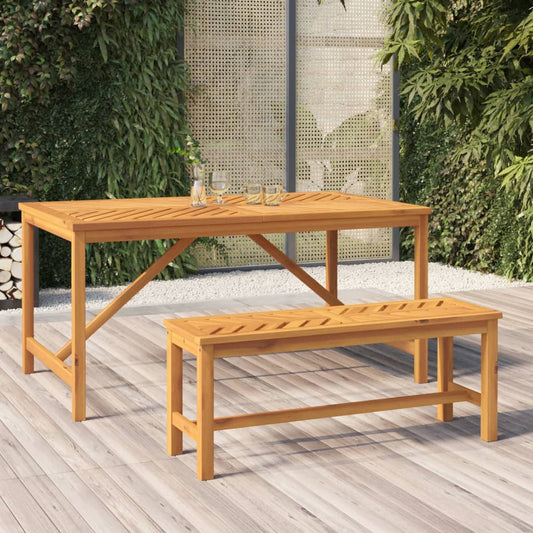 tömör akácfa kerti pad 110 cm