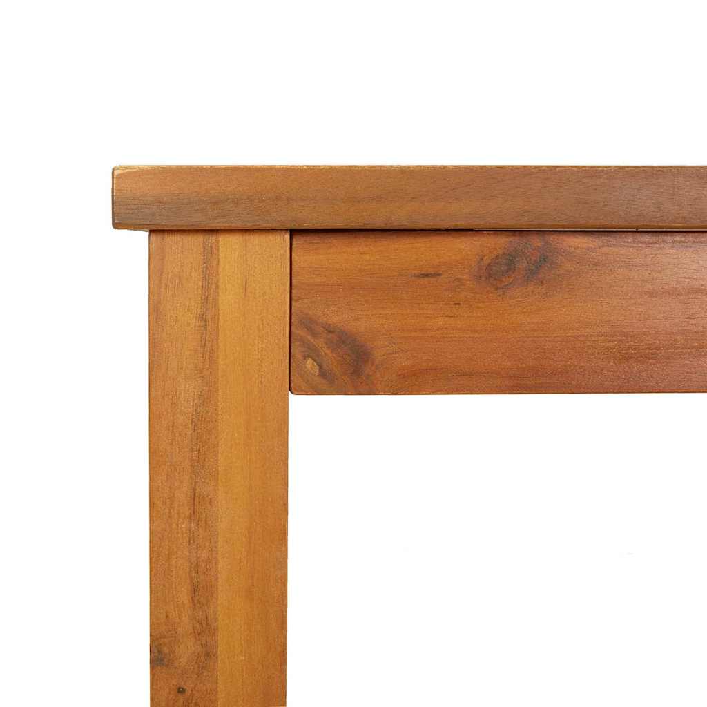 tömör akácfa kerti étkezőasztal 150 x 90 x 74 cm