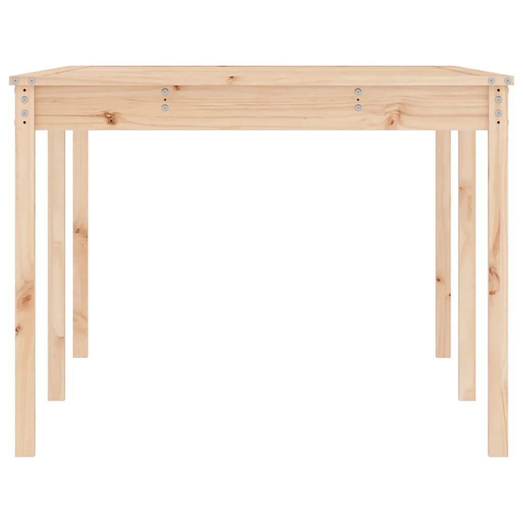 tömör fenyőfa kerti asztal 203,5 x 100 x 76 cm