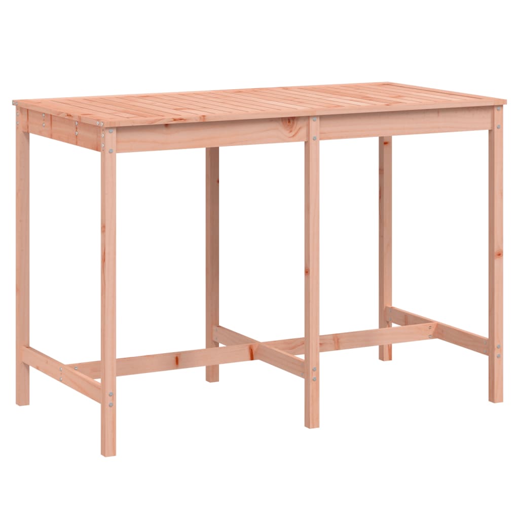 tömör duglászfenyő kerti asztal 159,5 x 82,5 x 110 cm