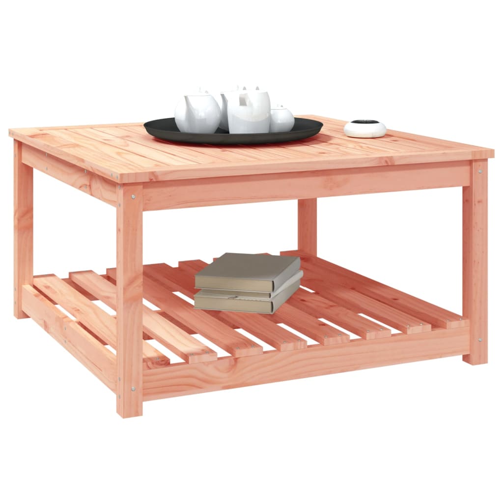tömör duglászfenyő kerti asztal 82,5x82,5x45 cm
