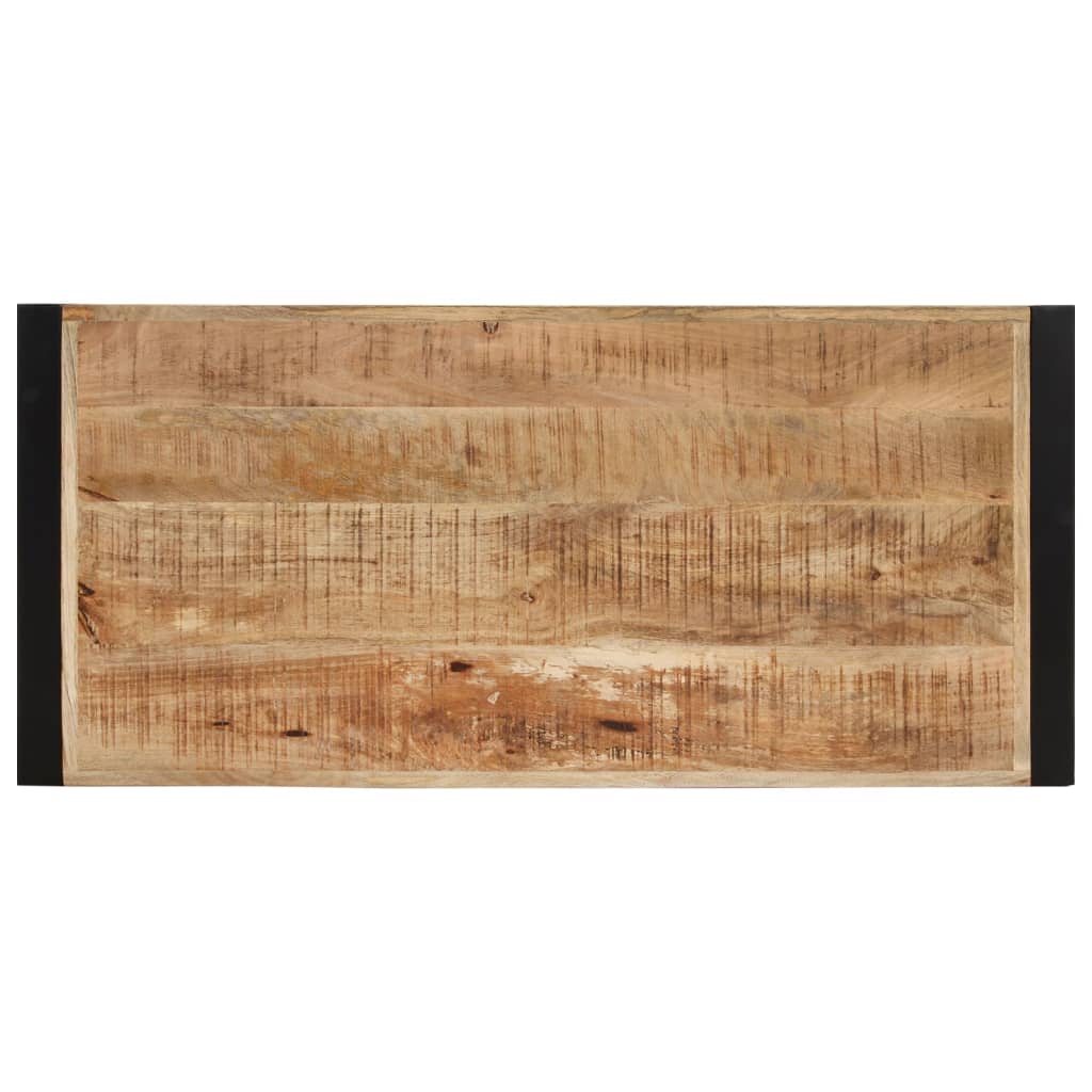 tömör mangófa dohányzóasztal 120 x 55 x 40 cm