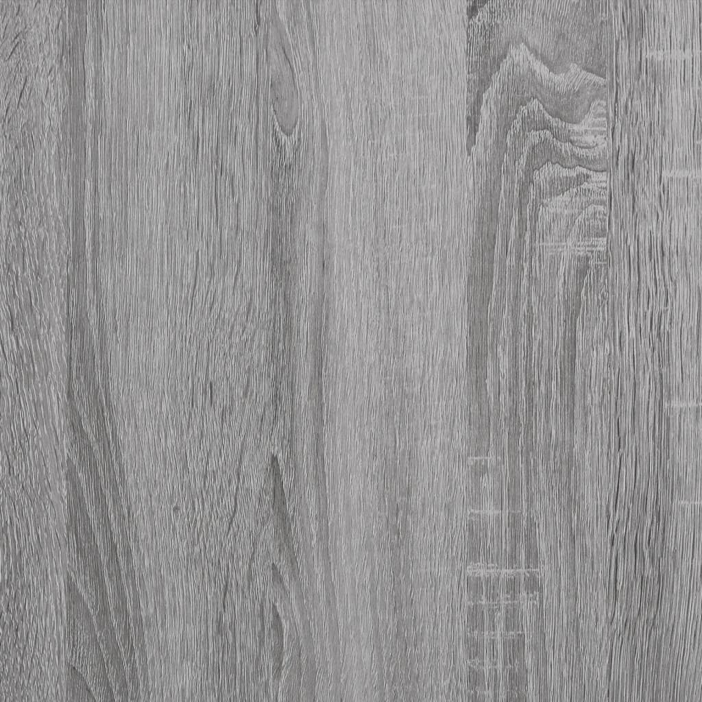 szürke sonoma színű szerelt fa függő TV-szekrény 100x30x26,5 cm