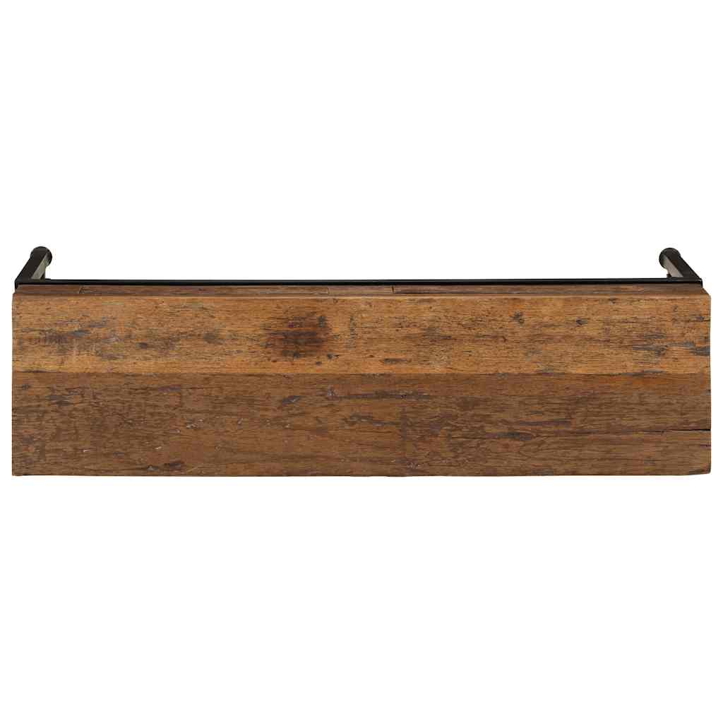 tömör újrahasznosított fa TV-szekrény 110 x 30 x 46 cm