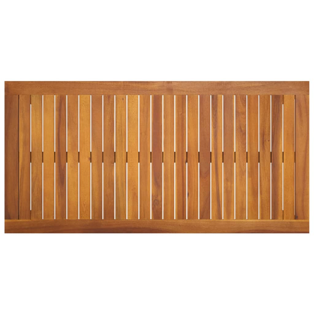 tömör akácfa kerti asztal 110 x 55 x 67 cm