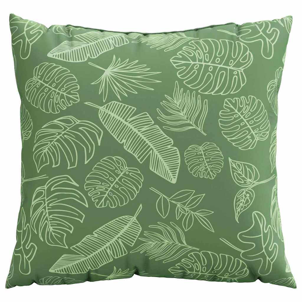 Szórt Párnák 4 pcs Levél mintázat 60 x 60 cm Poliészter szövet