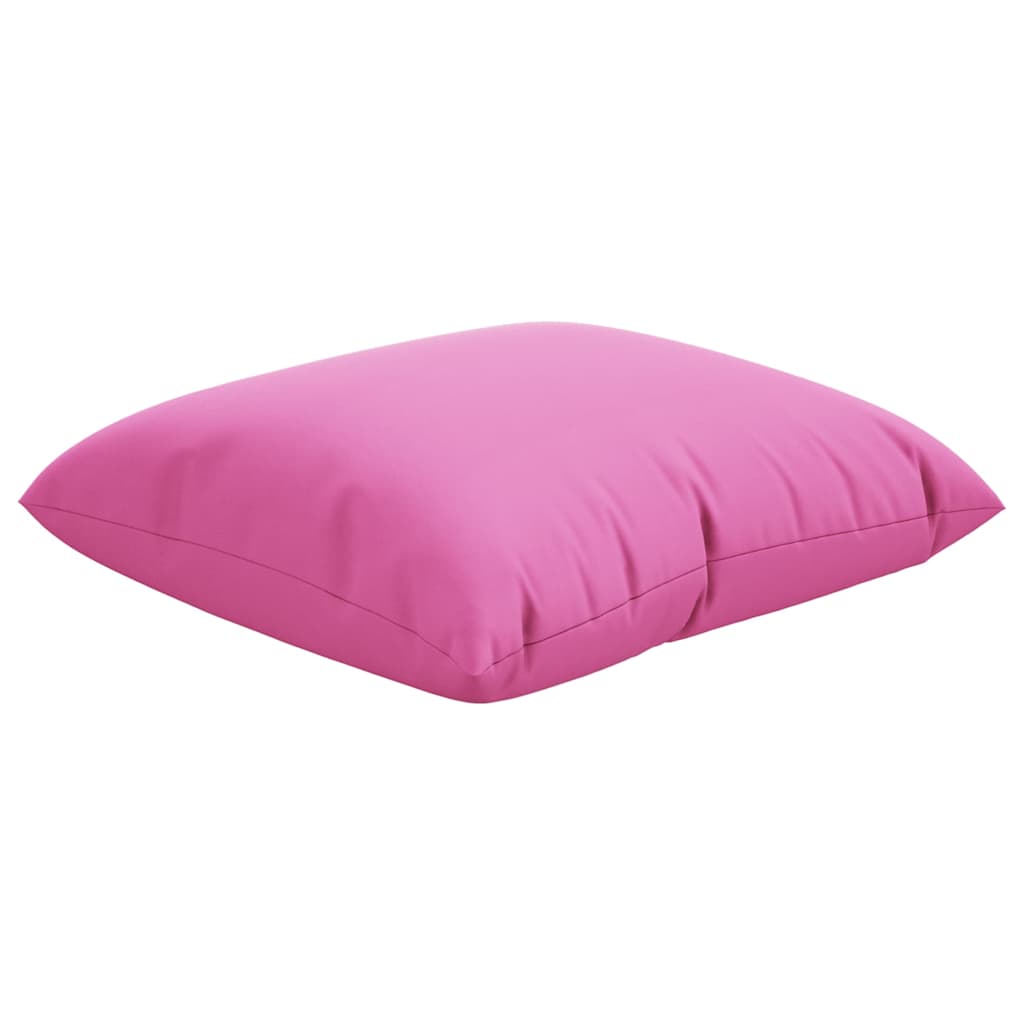 Szórt Párnák 4 pcs Rózsaszín 60 x 60 cm Poliészter szövet