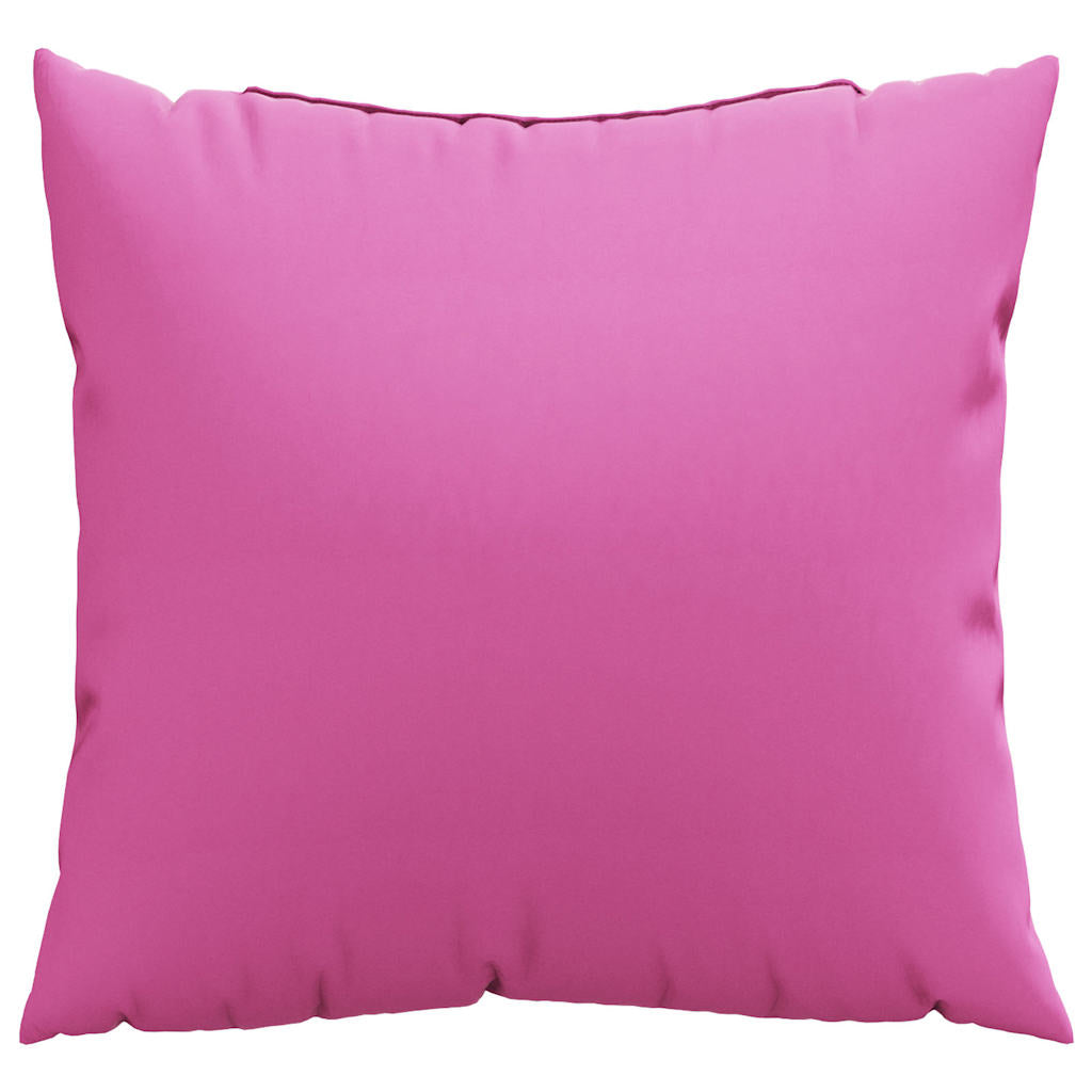 Szórt Párnák 4 pcs Rózsaszín 60 x 60 cm Poliészter szövet