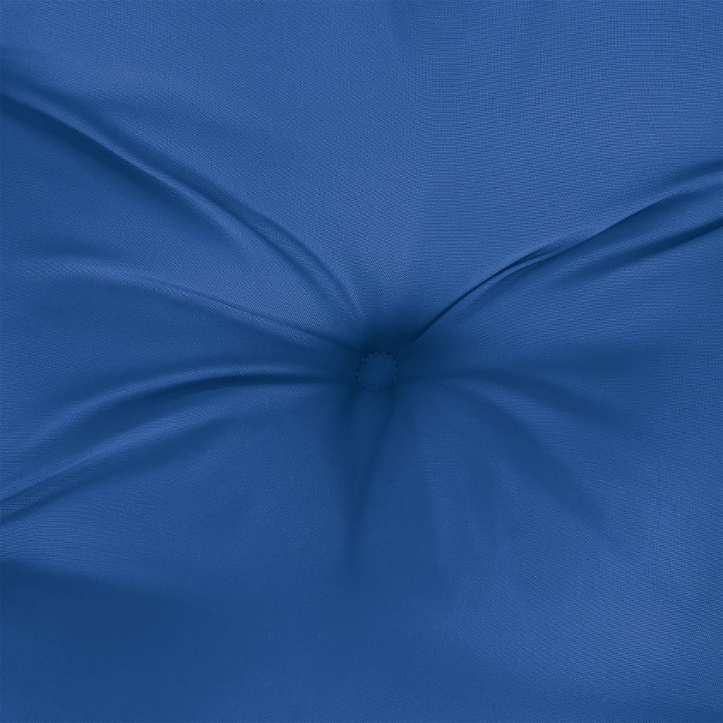 királykék szövet raklappárna 70 x 70 x 12 cm