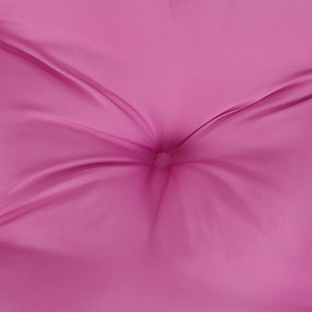 rózsaszín szövet raklappárna 70x70x12 cm