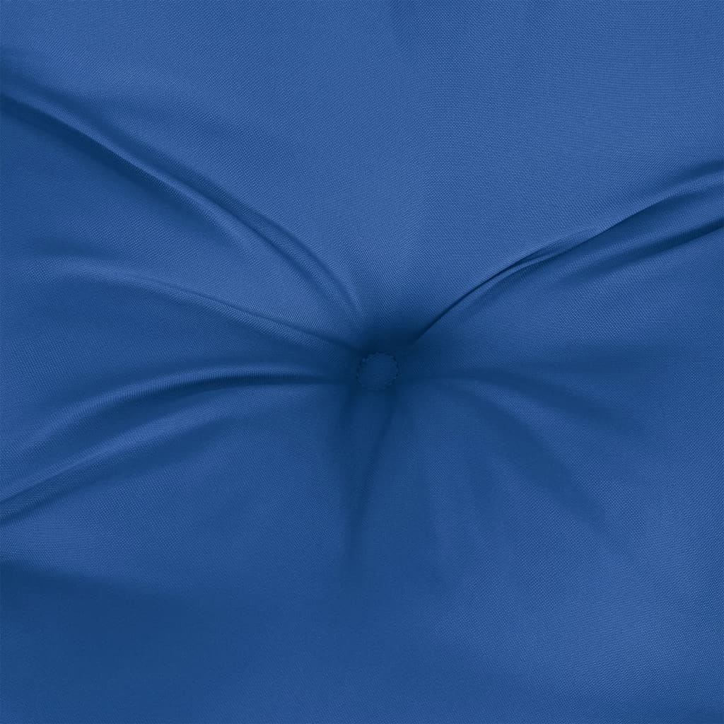 királykék szövet raklappárna 80 x 80 x 12 cm