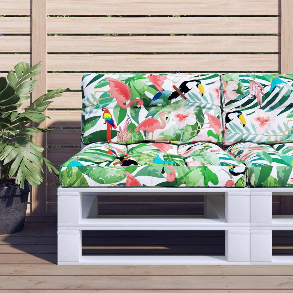 többszínű szövet raklappárna 70x40x12 cm