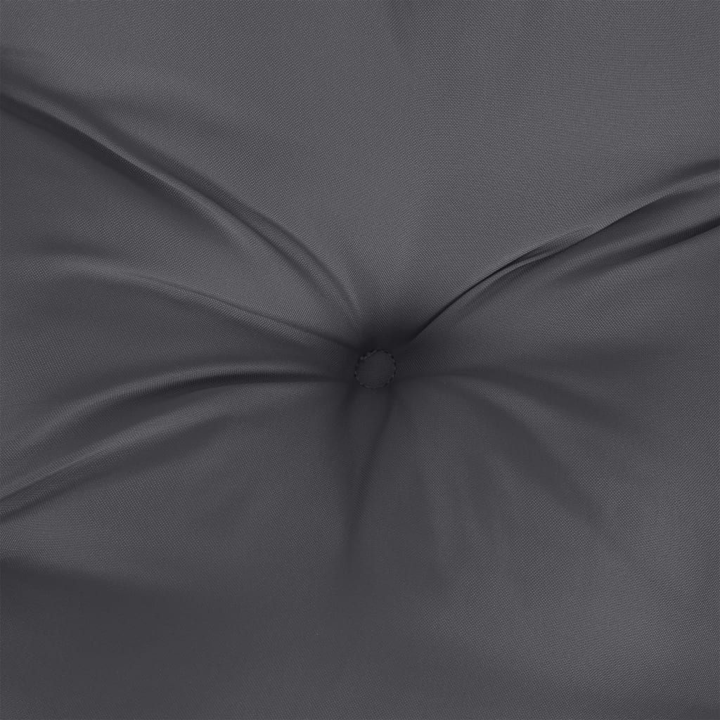 antracitszürke szövet raklappárna 120 x 40 x 12 cm