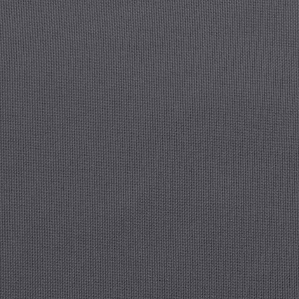 antracitszürke szövet raklappárna 120 x 40 x 12 cm