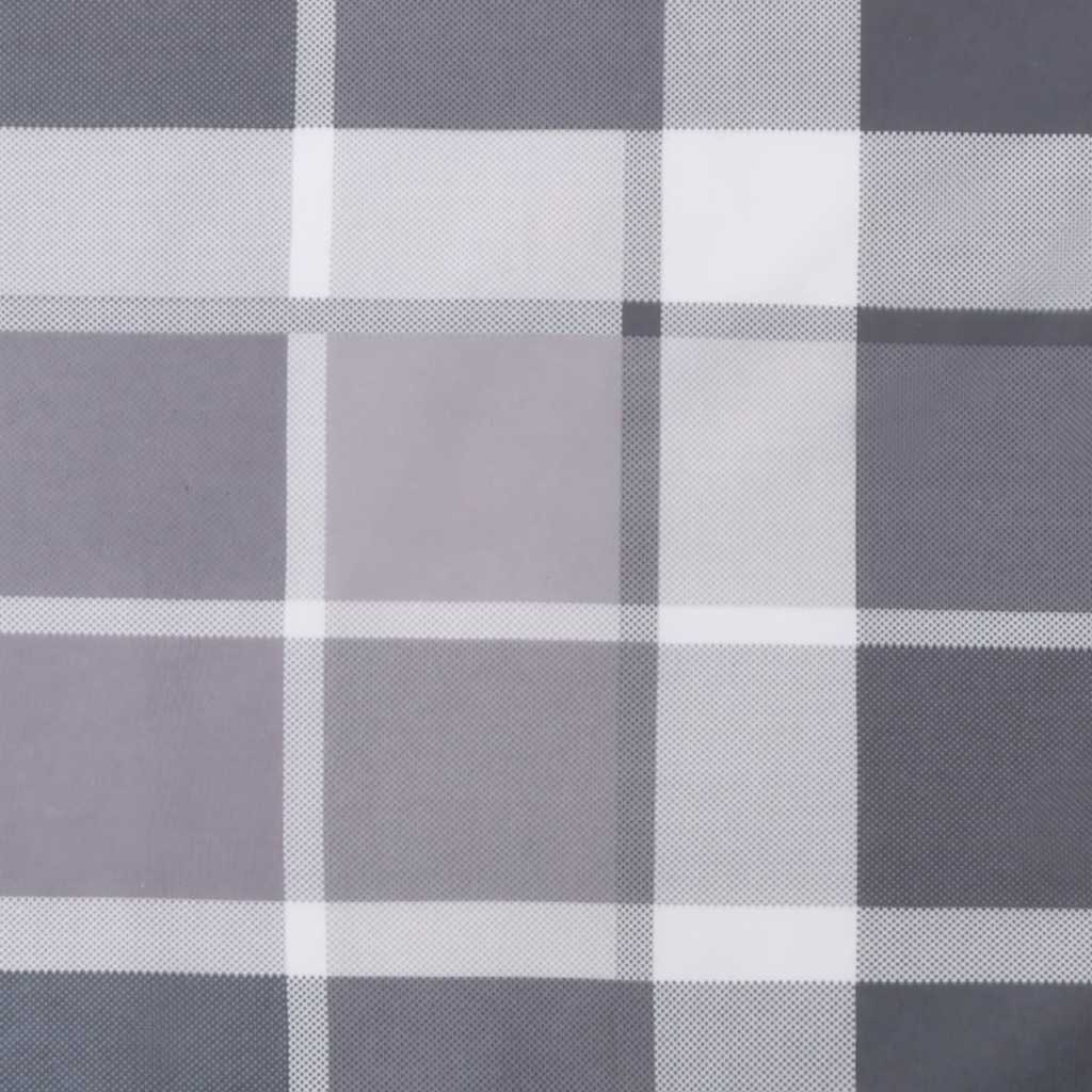 szürke kockás szövet raklappárna 120 x 40 x 12 cm