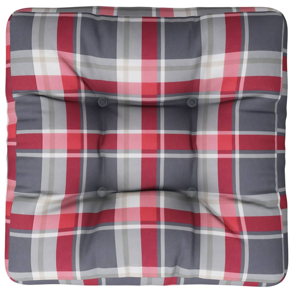 piros kockás szövet raklappárna