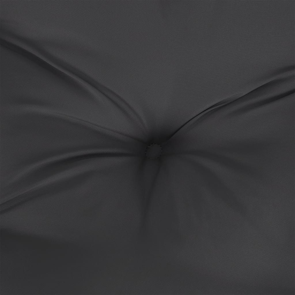 fekete szövet raklappárna 58 x 58 x 10 cm