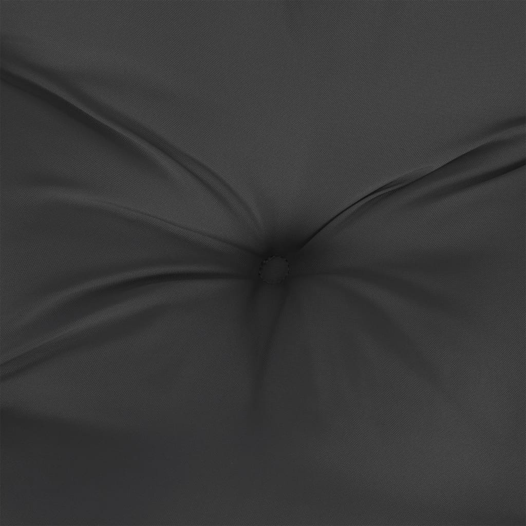 2 db fekete oxford szövet székpárna 40 x 40 x 7 cm