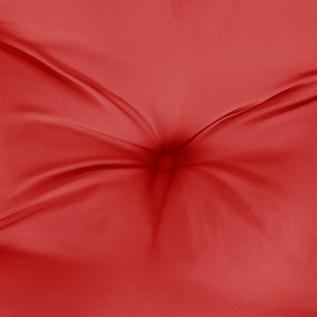 piros oxford szövet kerti padpárna 100 x 50 x 7 cm