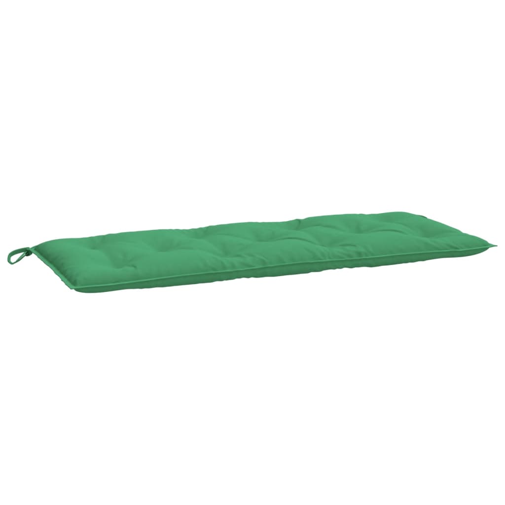 2 db zöld oxford szövet kerti padpárna 120 x 50 x 7 cm