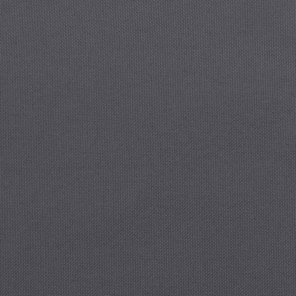 antracitszürke szövet raklappadló-párna 60x60x9,5 cm