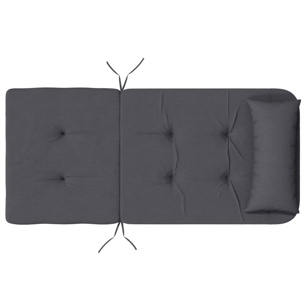 2 db antracitszürke oxford-szövet Adirondack-székpárna