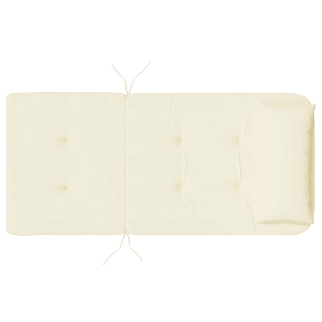 2 db krémszínű oxford-szövet Adirondack-székpárna
