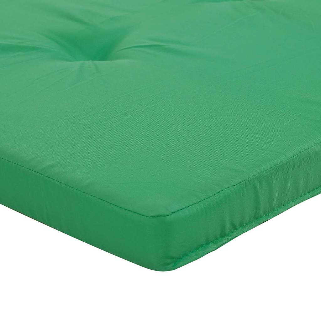 Székpárnák Egyszínű 2 pcs Zöld 58 x 77 x 4,5 cm Oxford Szövet