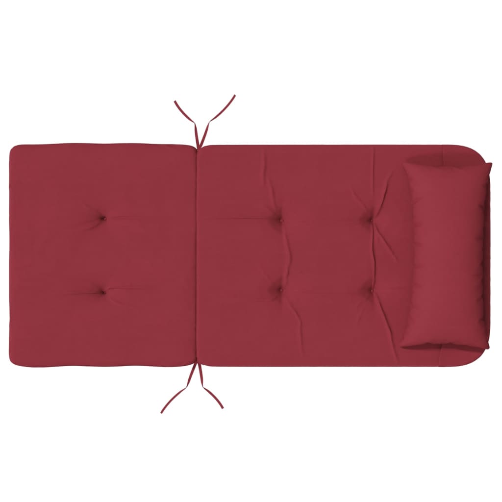 2 db bordó oxford-szövet Adirondack-székpárna