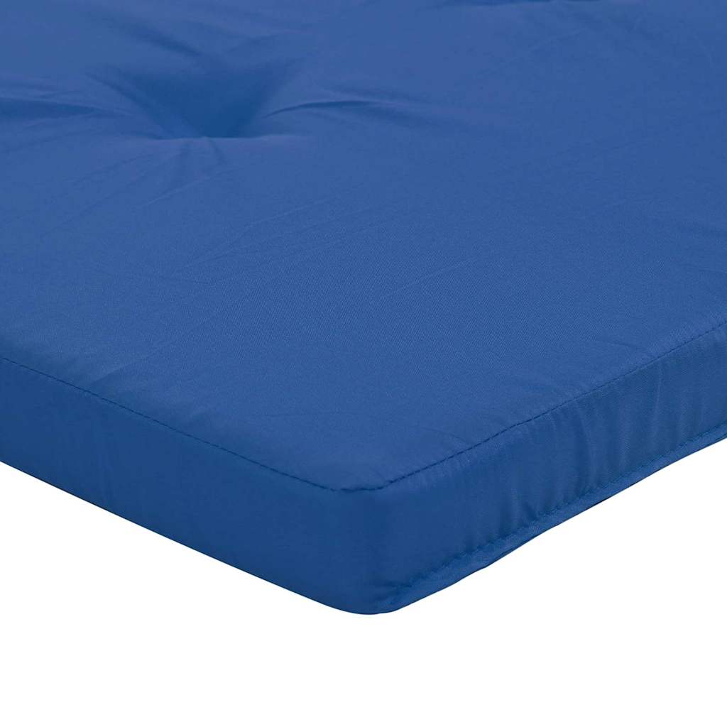 Székpárnák Egyszínű 2 pcs Kék 58 x 77 x 4,5 cm Oxford Szövet