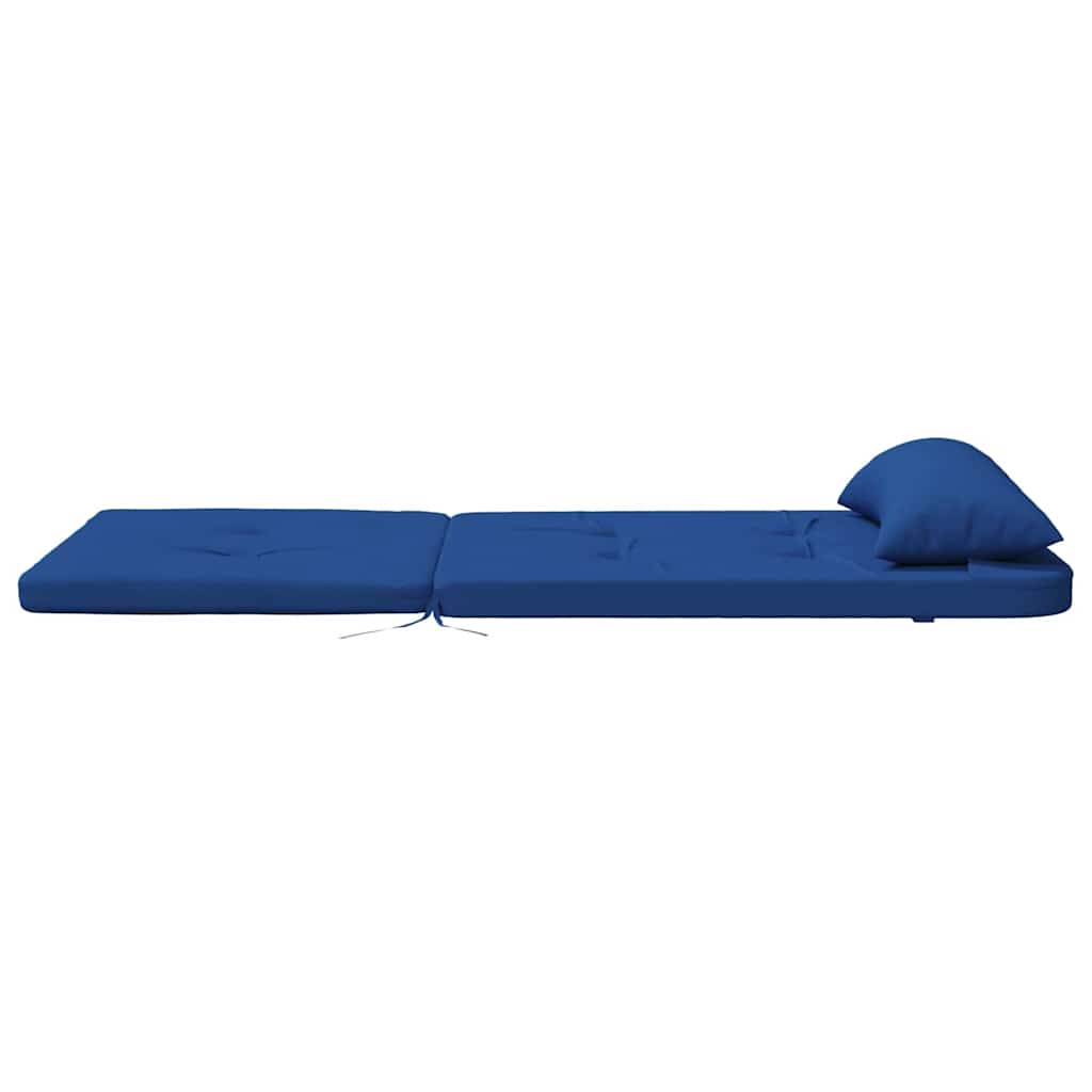 Székpárnák Egyszínű 2 pcs Kék 58 x 77 x 4,5 cm Oxford Szövet