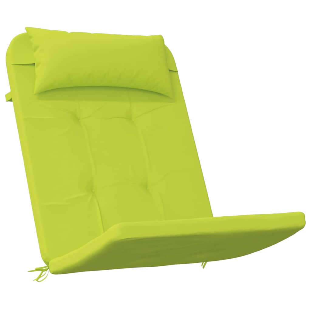 Székpárnák 2 pcs Fényes zöld 58 x 77 x 4,5 cm Oxford Szövet