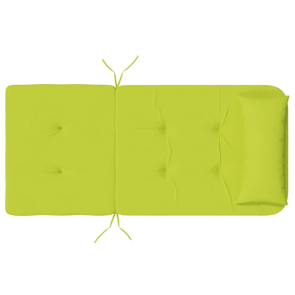Székpárnák 2 pcs Fényes zöld 58 x 77 x 4,5 cm Oxford Szövet