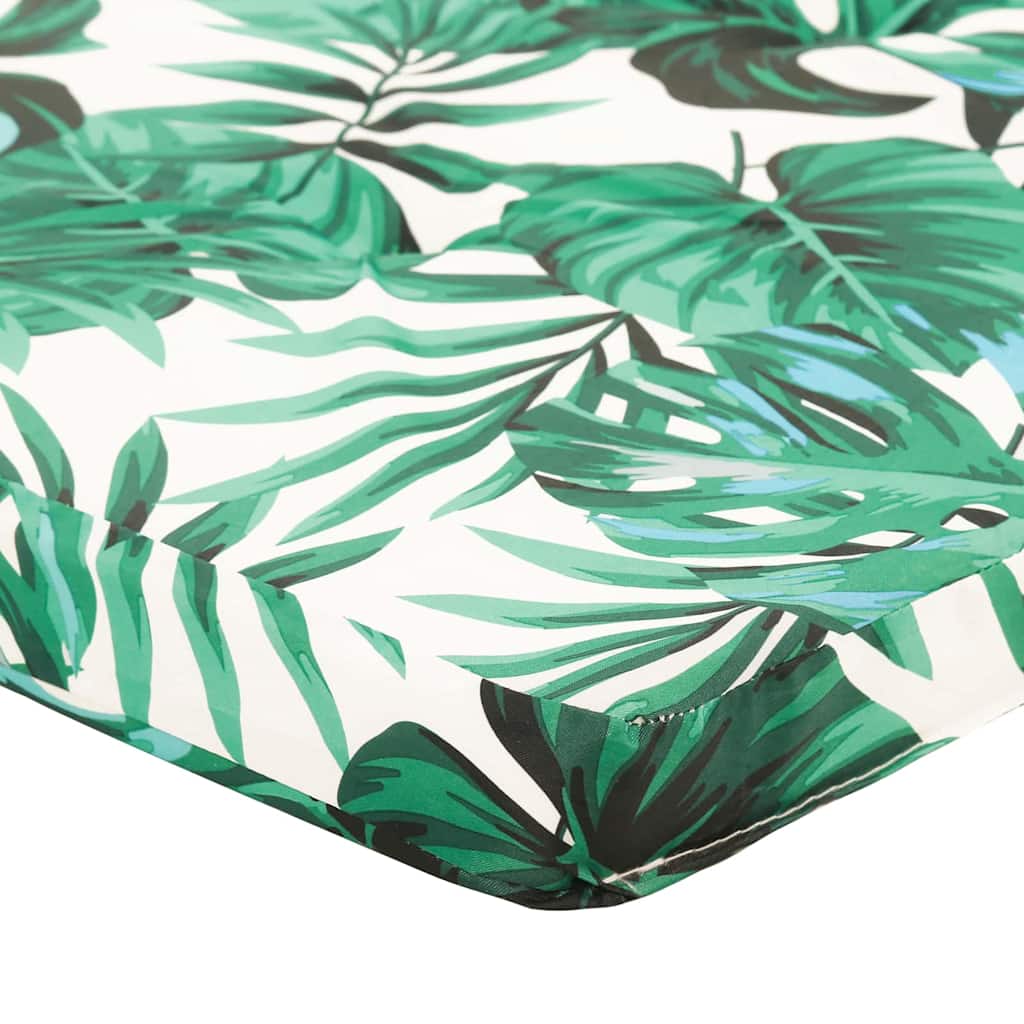 Székpárnák 2 pcs Levél mintázat 58 x 77 x 4,5 cm Oxford Szövet
