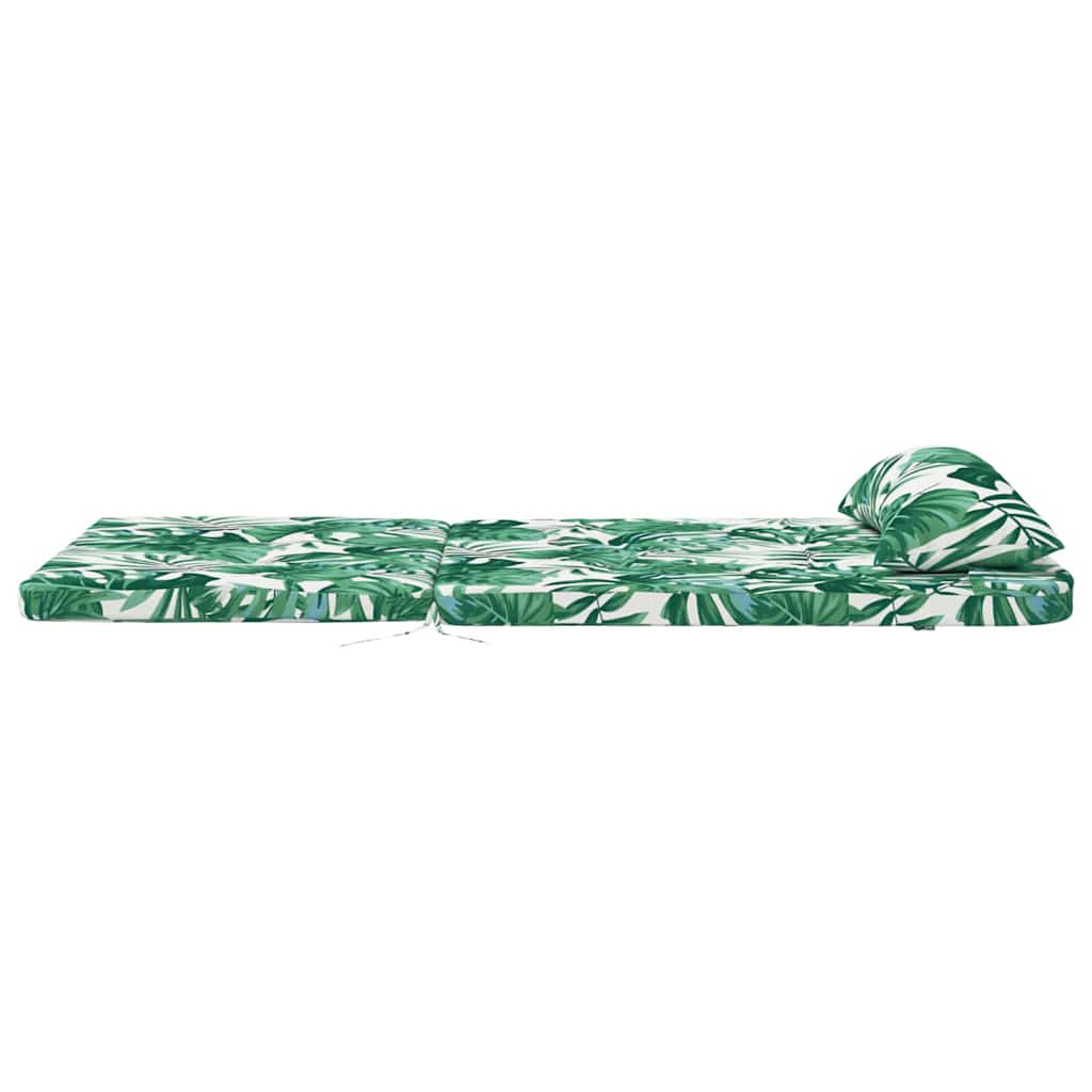 Székpárnák 2 pcs Levél mintázat 58 x 77 x 4,5 cm Oxford Szövet