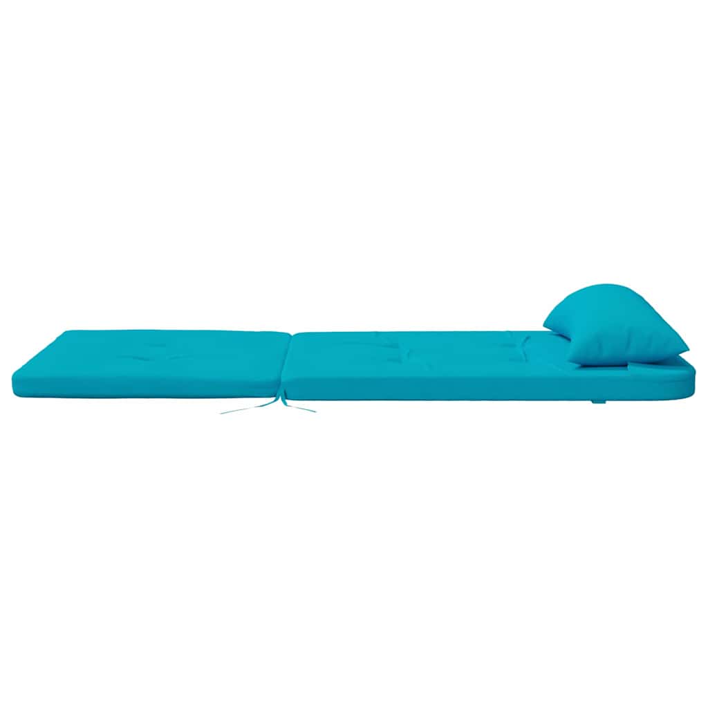 Székpárnák Egyszínű 2 pcs Türkiz 58 x 77 x 4,5 cm Oxford Szövet