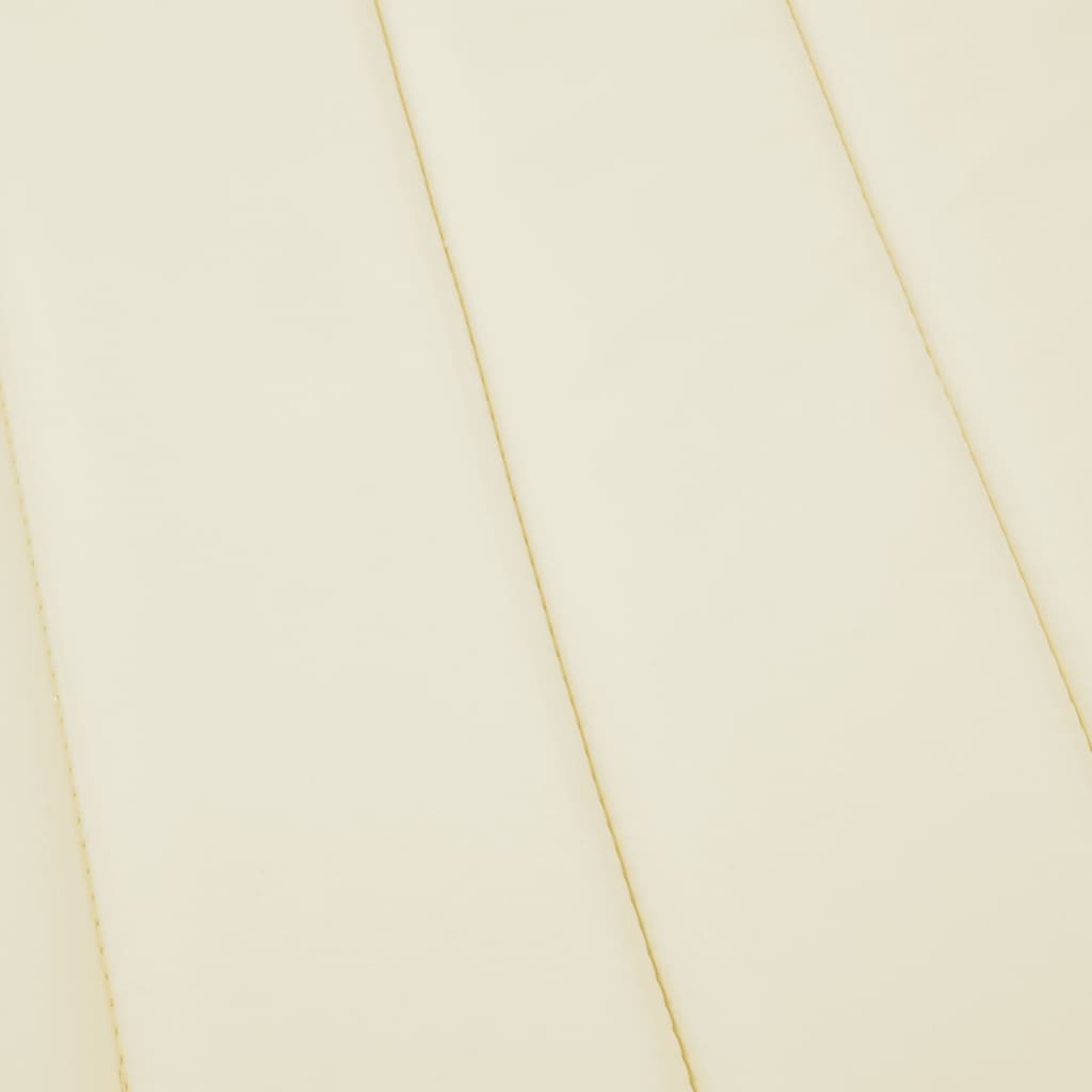 krémszínű oxford-szövet napozóágy párna 180x60x4 cm