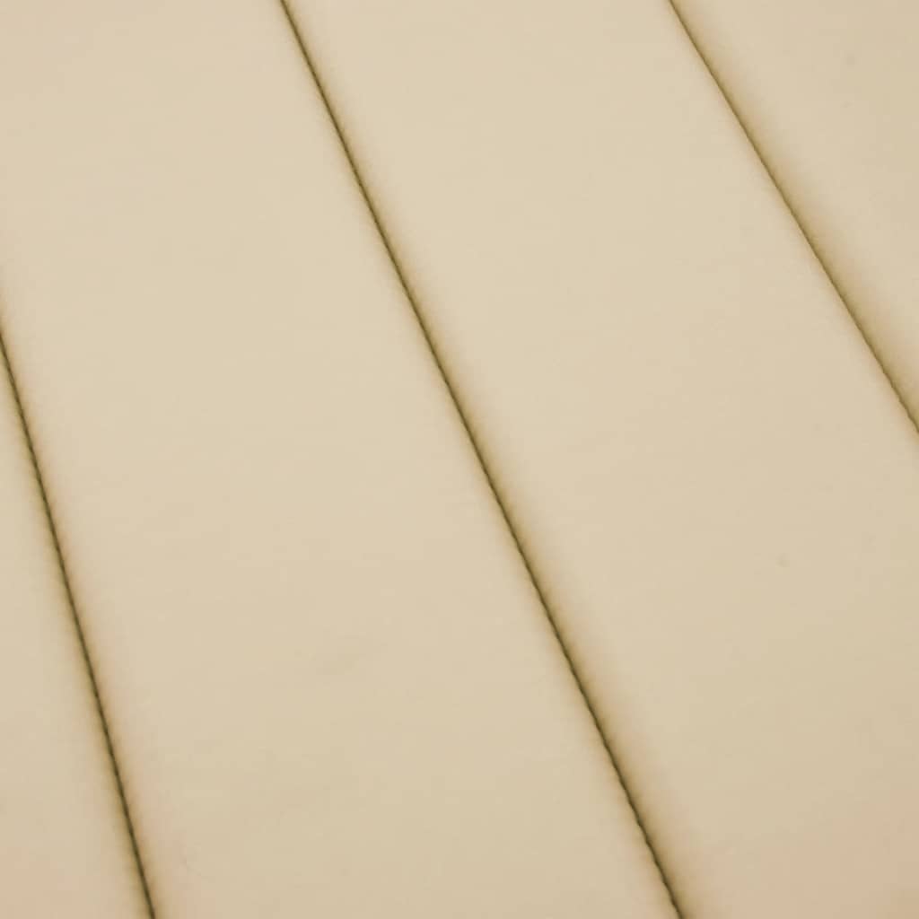 bézs oxford-szövet napozóágypárna 180x60x4 cm