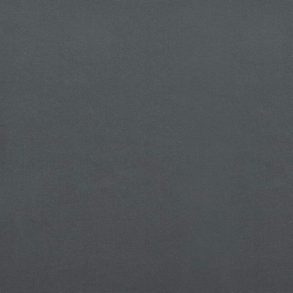 antracit szövet és alumínium behúzható napellenző 3 x 2,5 m