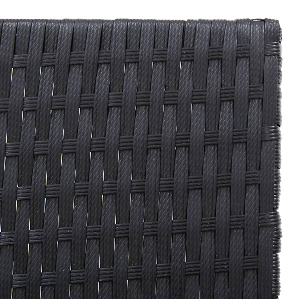 polyrattan és tömör akácfa napágy párnával