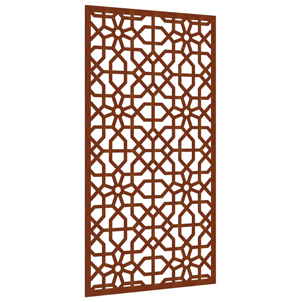 mór stílusú corten acél kerti faldísz 105 x 55 cm