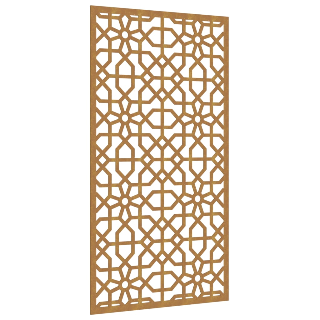 mór stílusú corten acél kerti faldísz 105 x 55 cm