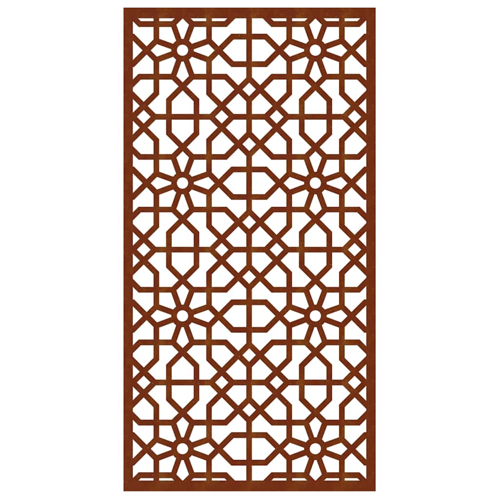 mór stílusú corten acél kerti faldísz 105 x 55 cm