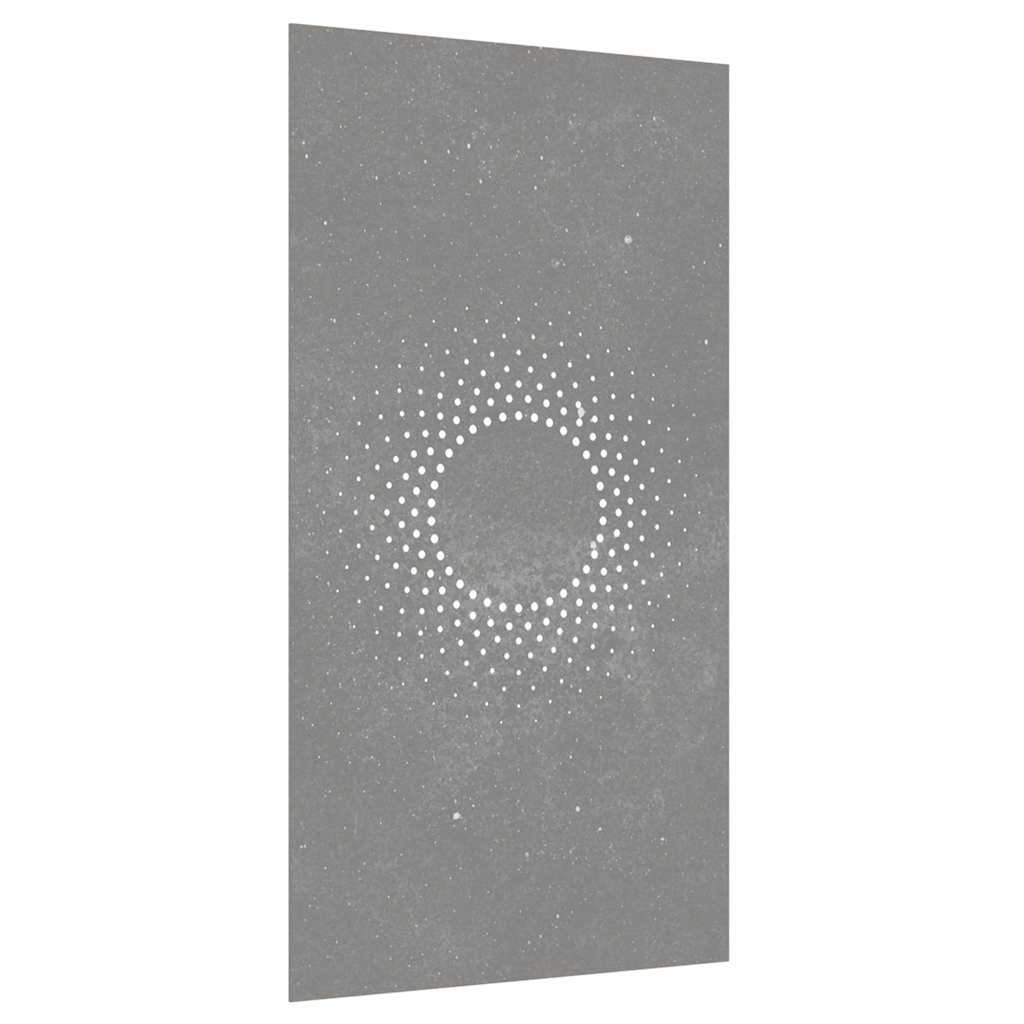 napmintás corten acél kerti faldísz 105 x 55 cm