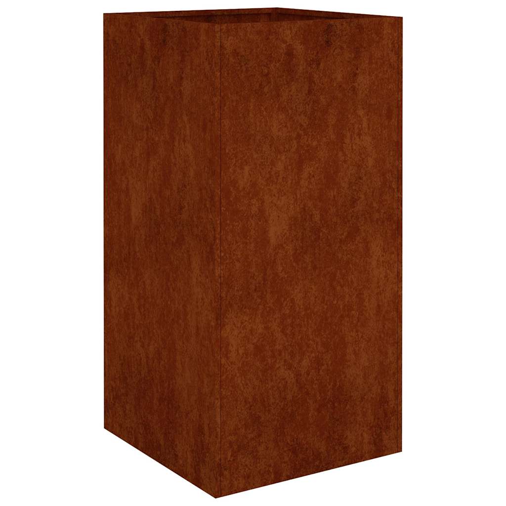 corten acél növénytartó 40x40x80 cm