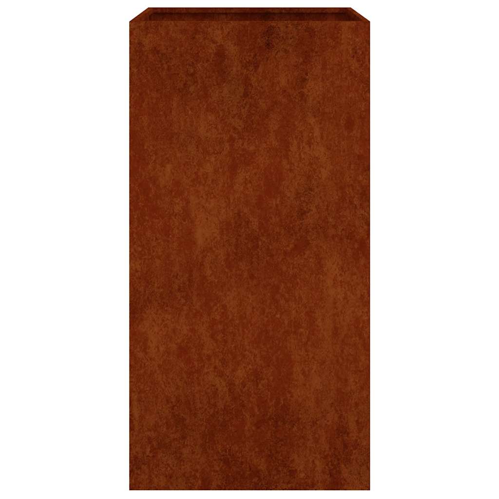 corten acél növénytartó 40x40x80 cm