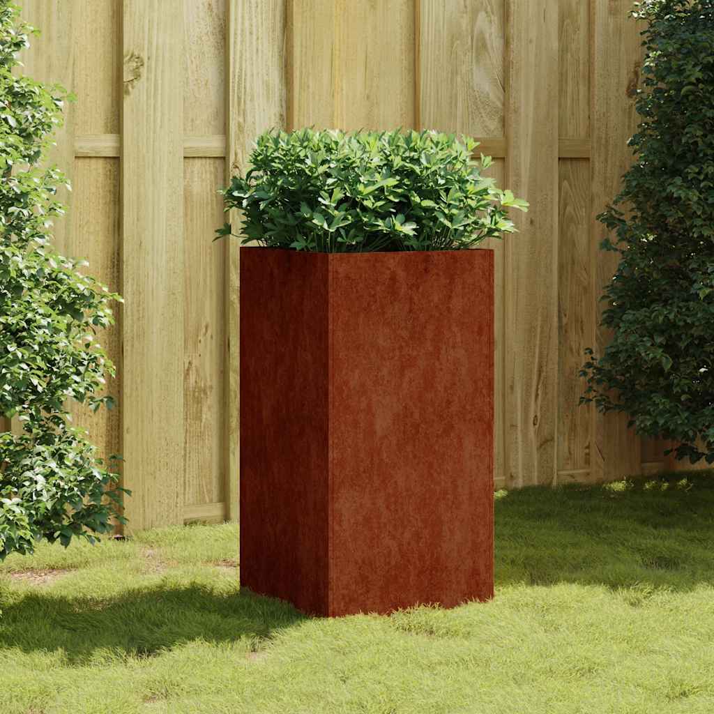 corten acél növénytartó 40x40x80 cm