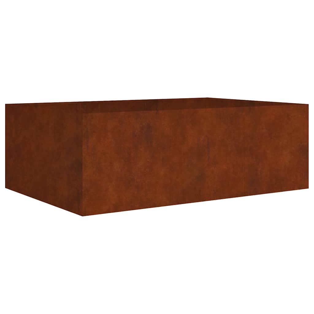 corten acél kerti magaságyás 120x80x40 cm