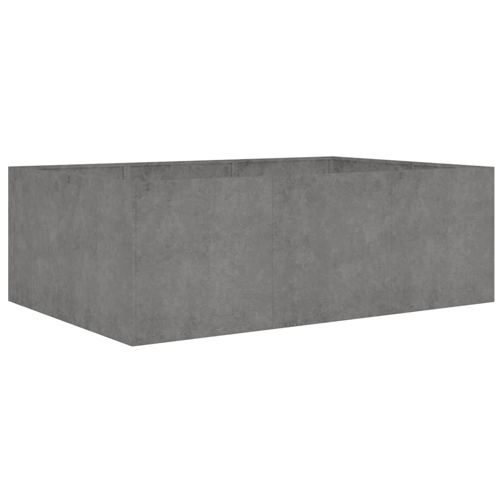 corten acél kerti magaságyás 120x80x40 cm